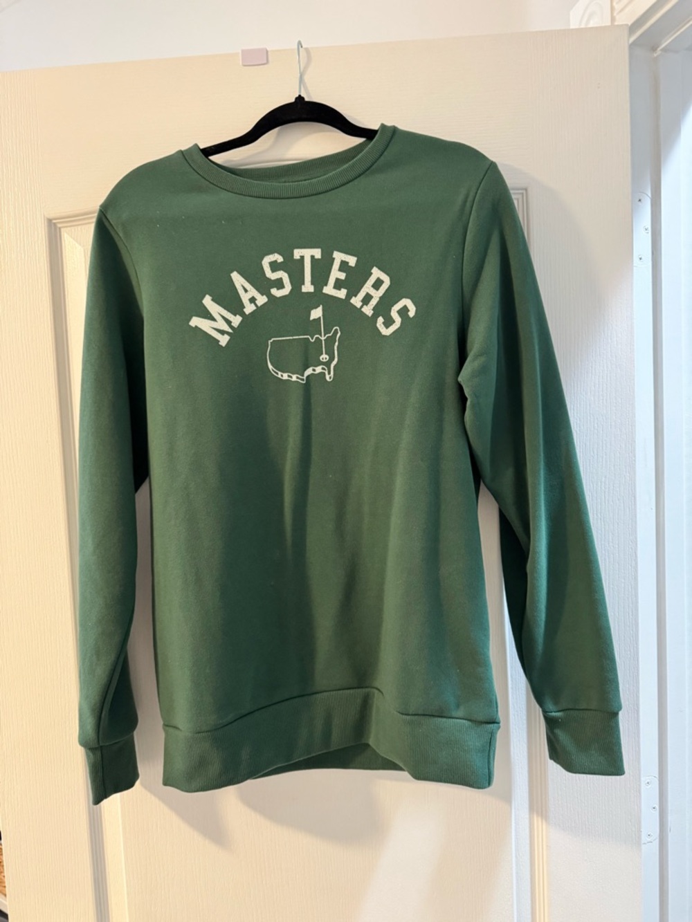 Masters Green Sweatshirt with White Logo